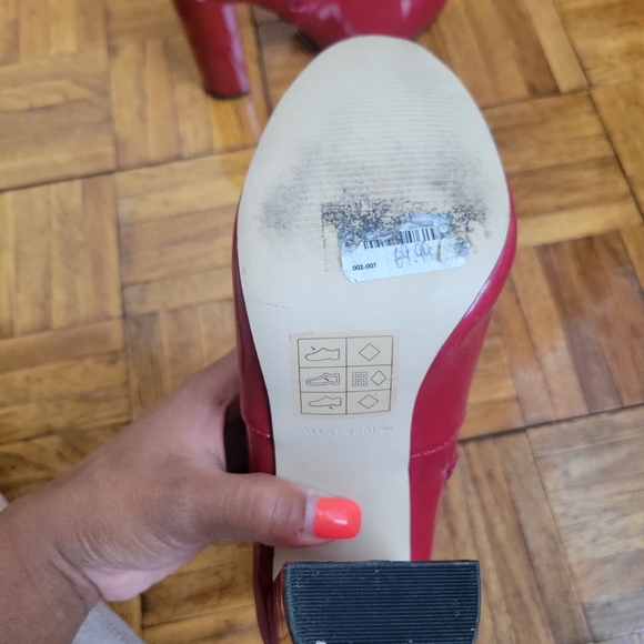 Call it Spring 7.5 Red Boots Perfect for Fall! - Picture 2 of 5